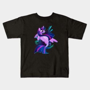 Seapony Twilight Sparkle Kids T-Shirt